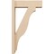 Ekena Millwork 5 1/2-in W x 16-in D x 28-in H Funston Block Rough Cedar Woodgrain TimberThane Outlooker, Primed Tan OUTUR055X16X28FST44RCPR - alternate 6